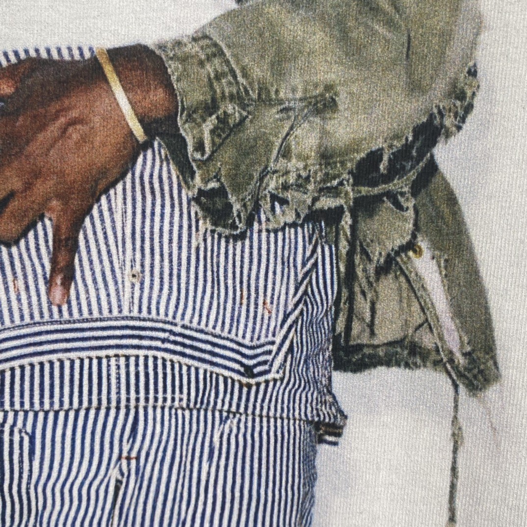 Supreme FW22 Week1 Andre 3000 Tee 安德雷本杰明 图案印花 黑色 短袖 T 恤 男女同款