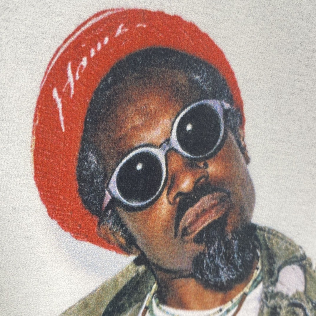 Supreme FW22 Week1 Andre 3000 Tee 安德雷本杰明 图案印花 黑色 短袖 T 恤 男女同款