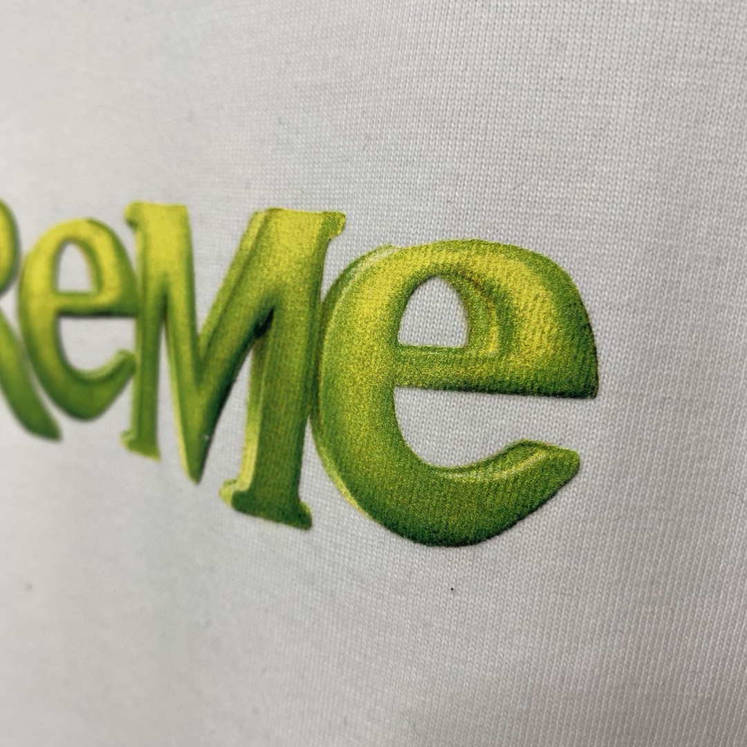 Supreme Week 1 Shrek Tee 史瑞克 字母徽标印花圆领短袖 白色 T恤 男女同款