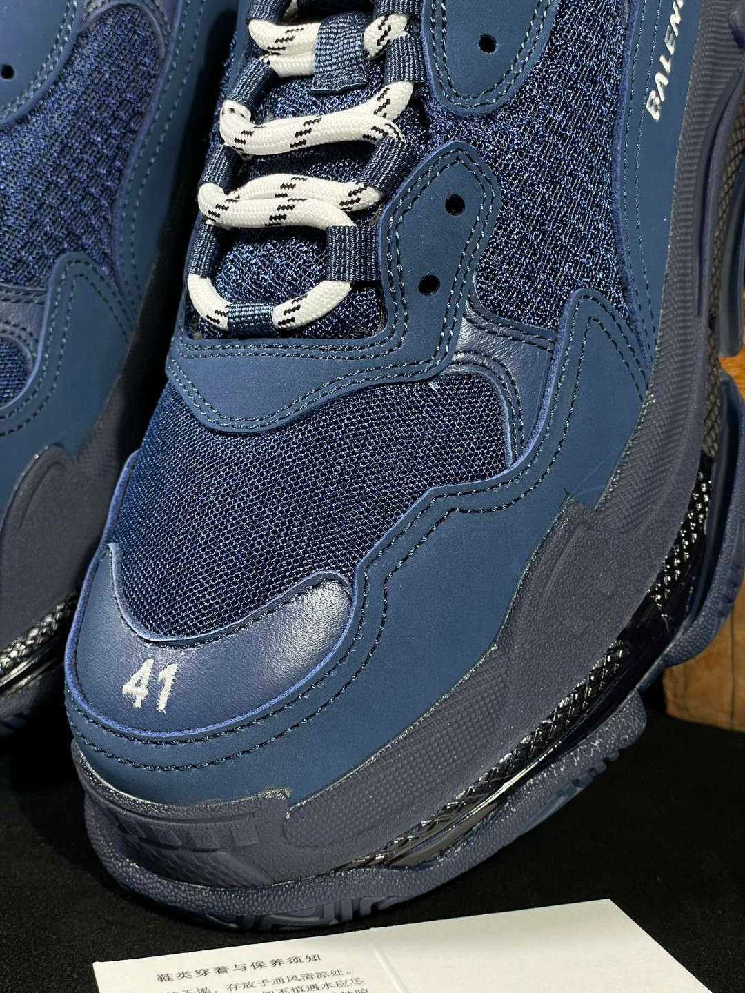 Balenciaga Triple S Clear Sole 巴黎世家 海军蓝 气垫 老爹鞋 运动 复古板鞋 休闲鞋 男鞋 女鞋