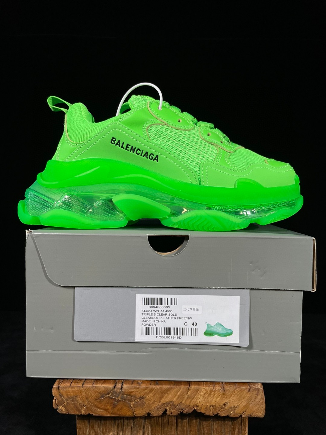 [Copy]Balenciaga Triple S Clear Sole 巴黎世家 miba色 气垫 老爹鞋 运动 复古板鞋 休闲鞋 男鞋 