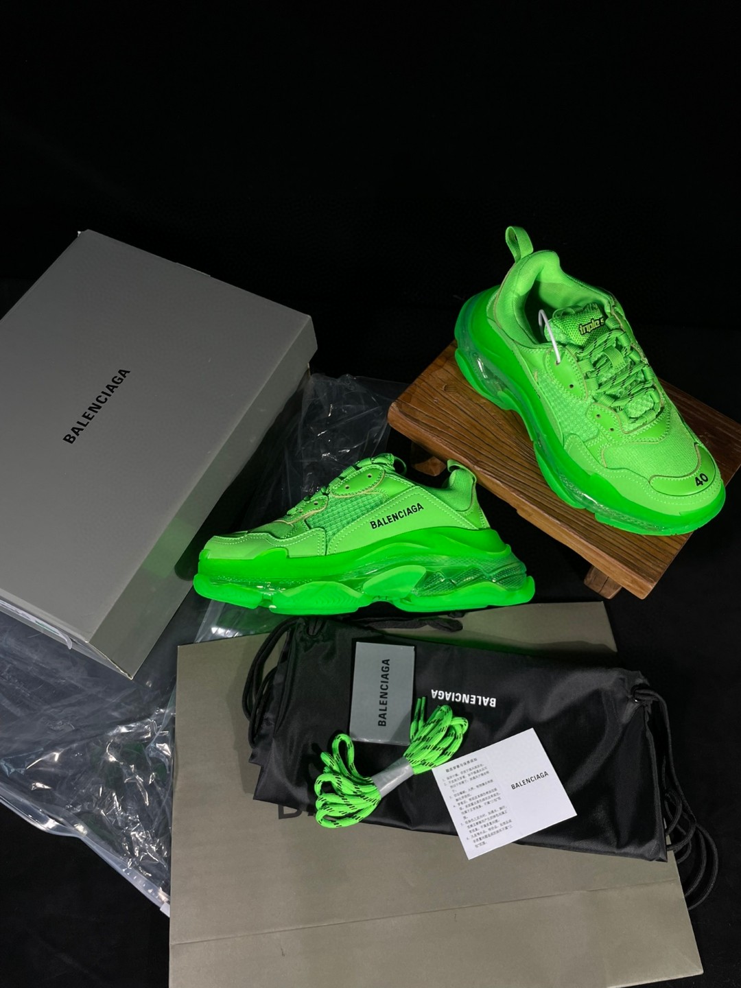 [Copy]Balenciaga Triple S Clear Sole 巴黎世家 miba色 气垫 老爹鞋 运动 复古板鞋 休闲鞋 男鞋 