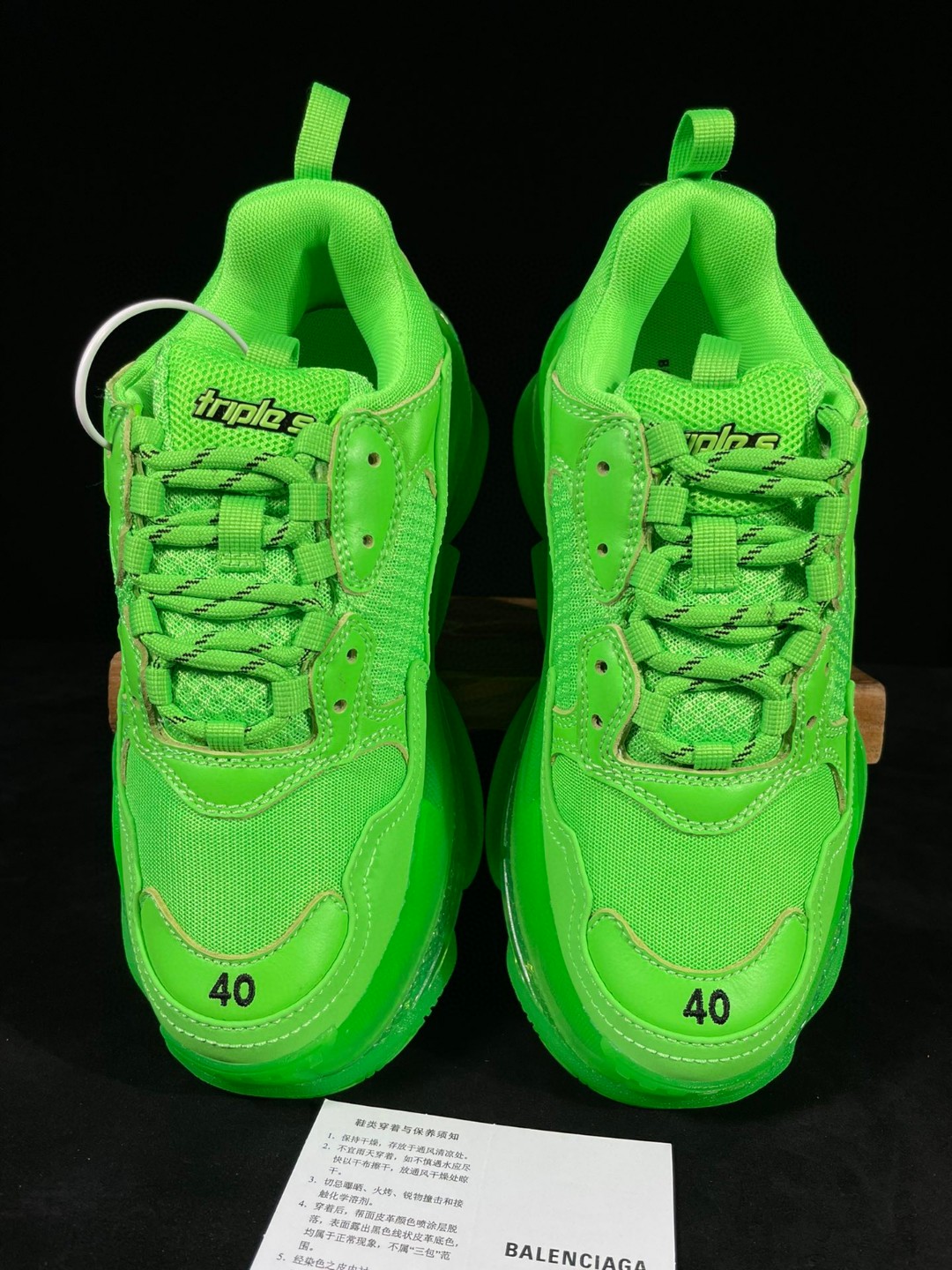 [Copy]Balenciaga Triple S Clear Sole 巴黎世家 miba色 气垫 老爹鞋 运动 复古板鞋 休闲鞋 男鞋 