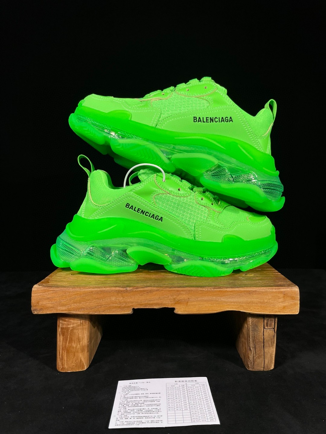 [Copy]Balenciaga Triple S Clear Sole 巴黎世家 miba色 气垫 老爹鞋 运动 复古板鞋 休闲鞋 男鞋 