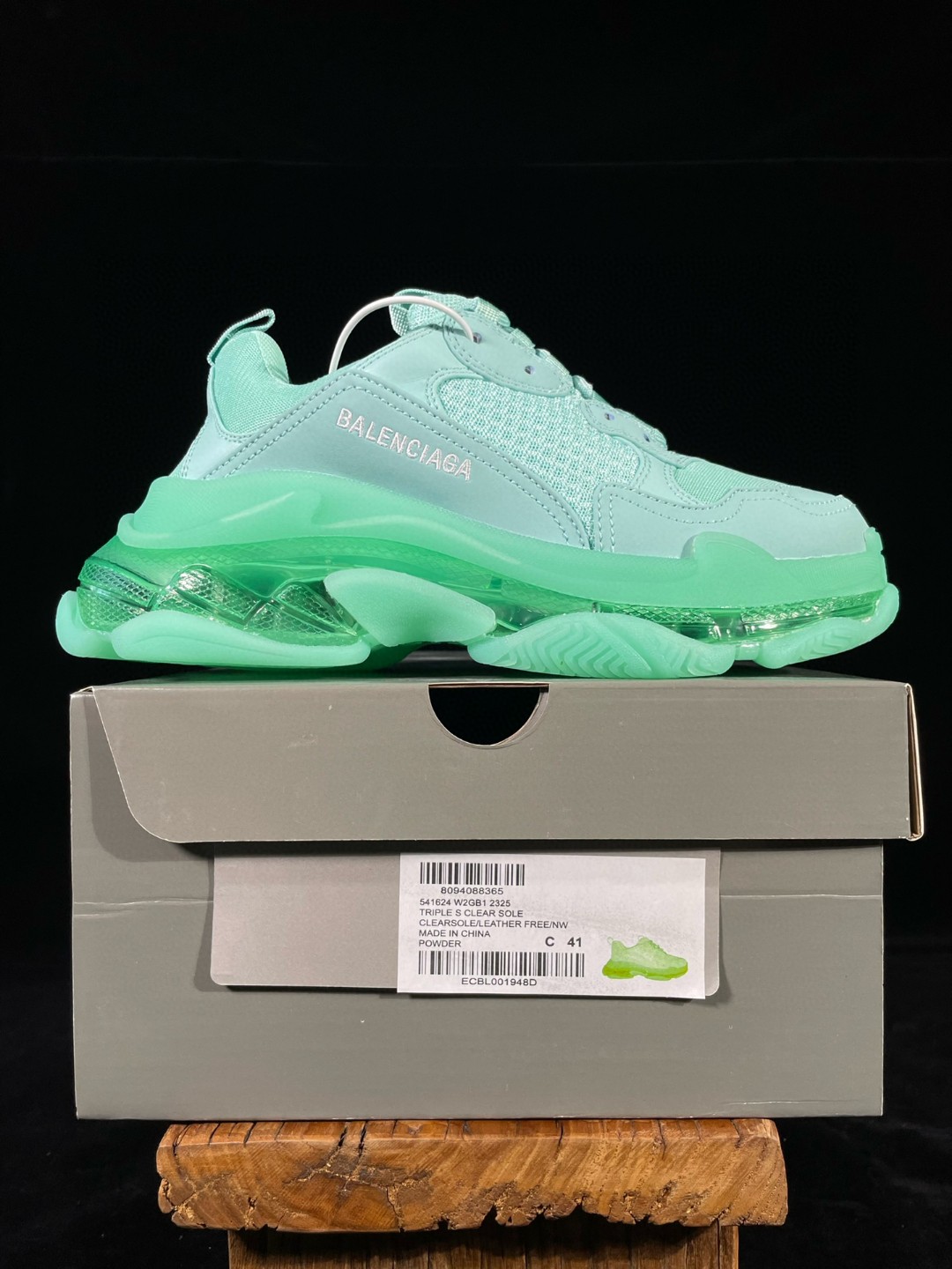 [Copy]Balenciaga Triple S Clear Sole 巴黎世家 miba色 气垫 老爹鞋 运动 复古板鞋 休闲鞋 男鞋 