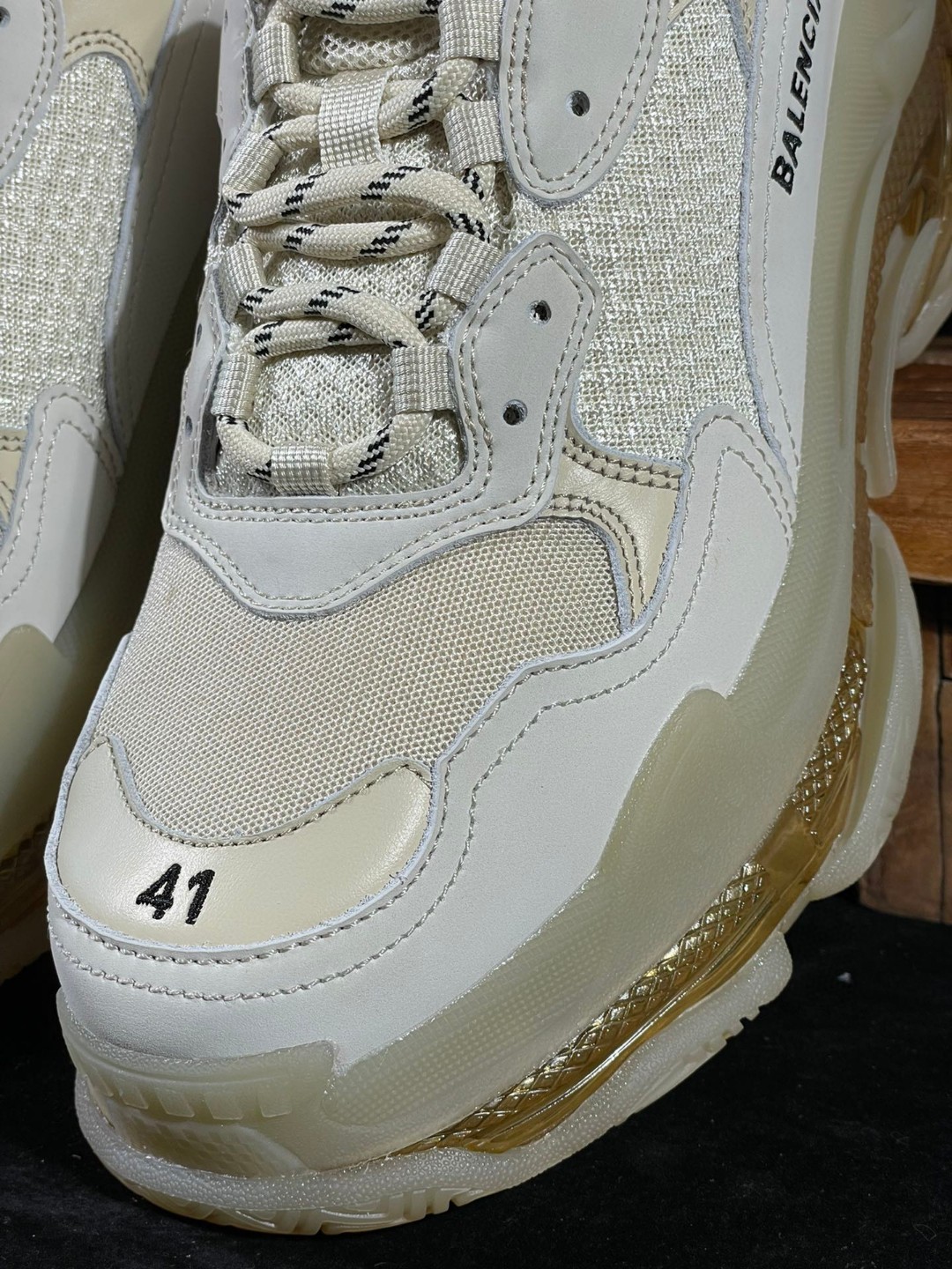 [Copy]Balenciaga Triple S Clear Sole 巴黎世家 miba色 气垫 老爹鞋 运动 复古板鞋 休闲鞋 男鞋 