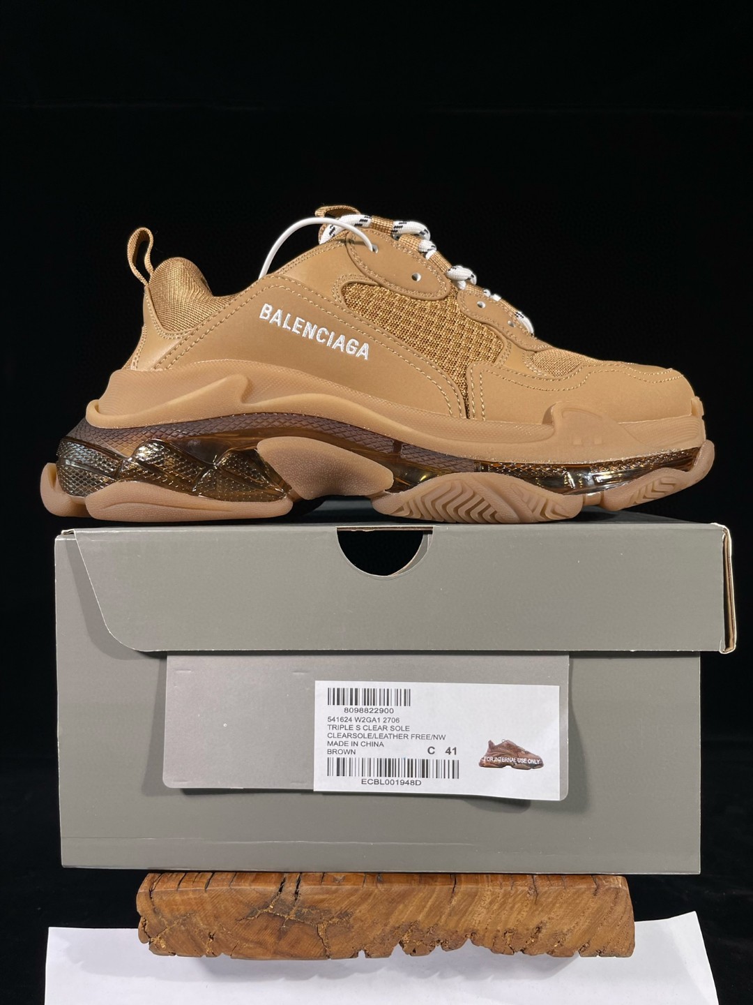 [Copy]Balenciaga Triple S Clear Sole 巴黎世家 zong色 气垫 老爹鞋 运动 复古板鞋 休闲鞋 男鞋 