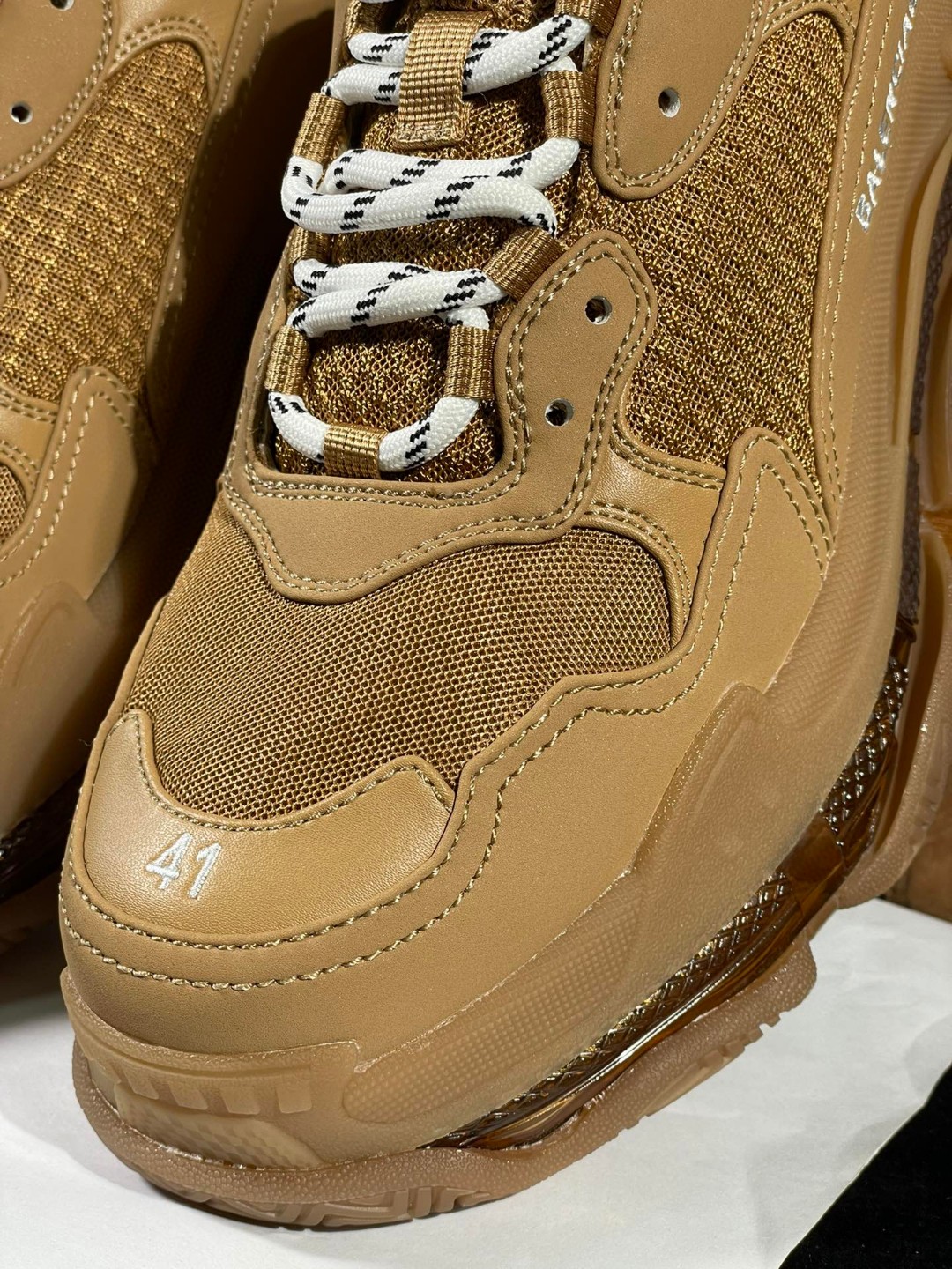 [Copy]Balenciaga Triple S Clear Sole 巴黎世家 zong色 气垫 老爹鞋 运动 复古板鞋 休闲鞋 男鞋 