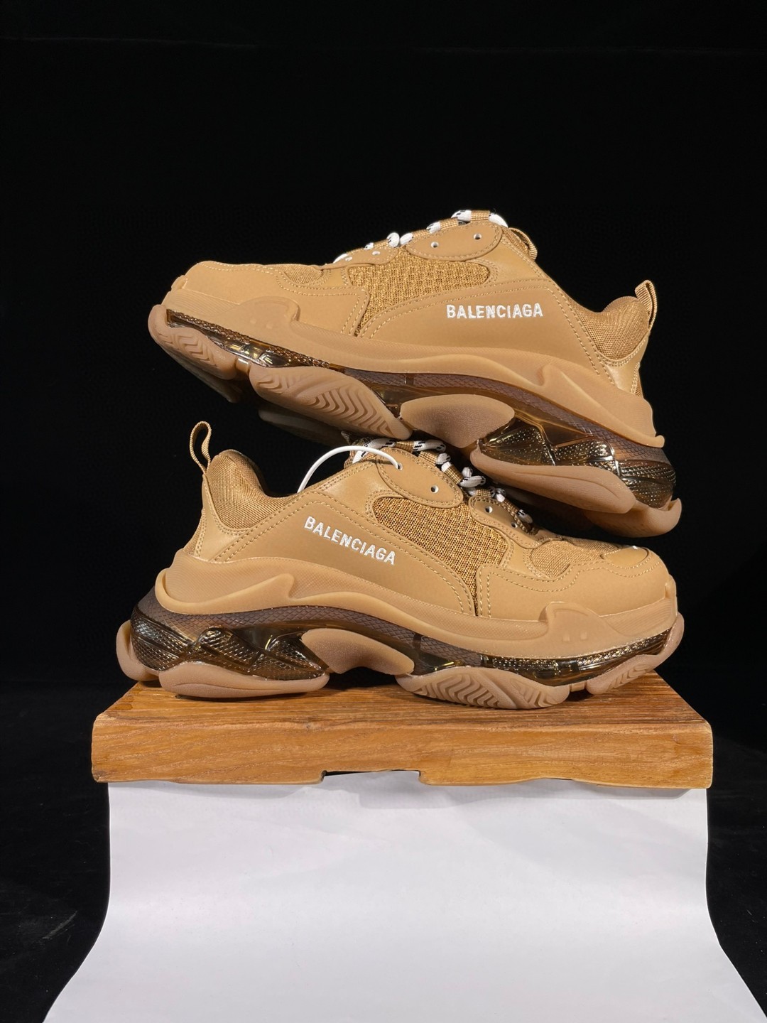 [Copy]Balenciaga Triple S Clear Sole 巴黎世家 zong色 气垫 老爹鞋 运动 复古板鞋 休闲鞋 男鞋 