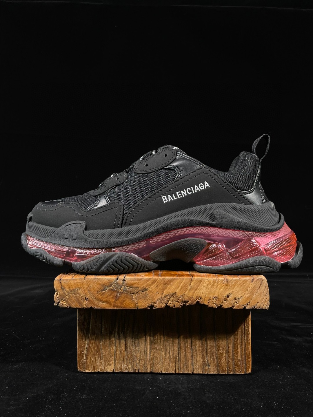 Balenciaga Triple S Clear Sole 巴黎世家 黑紫 气垫 老爹鞋 运动 复古板鞋 休闲鞋 男鞋 女鞋