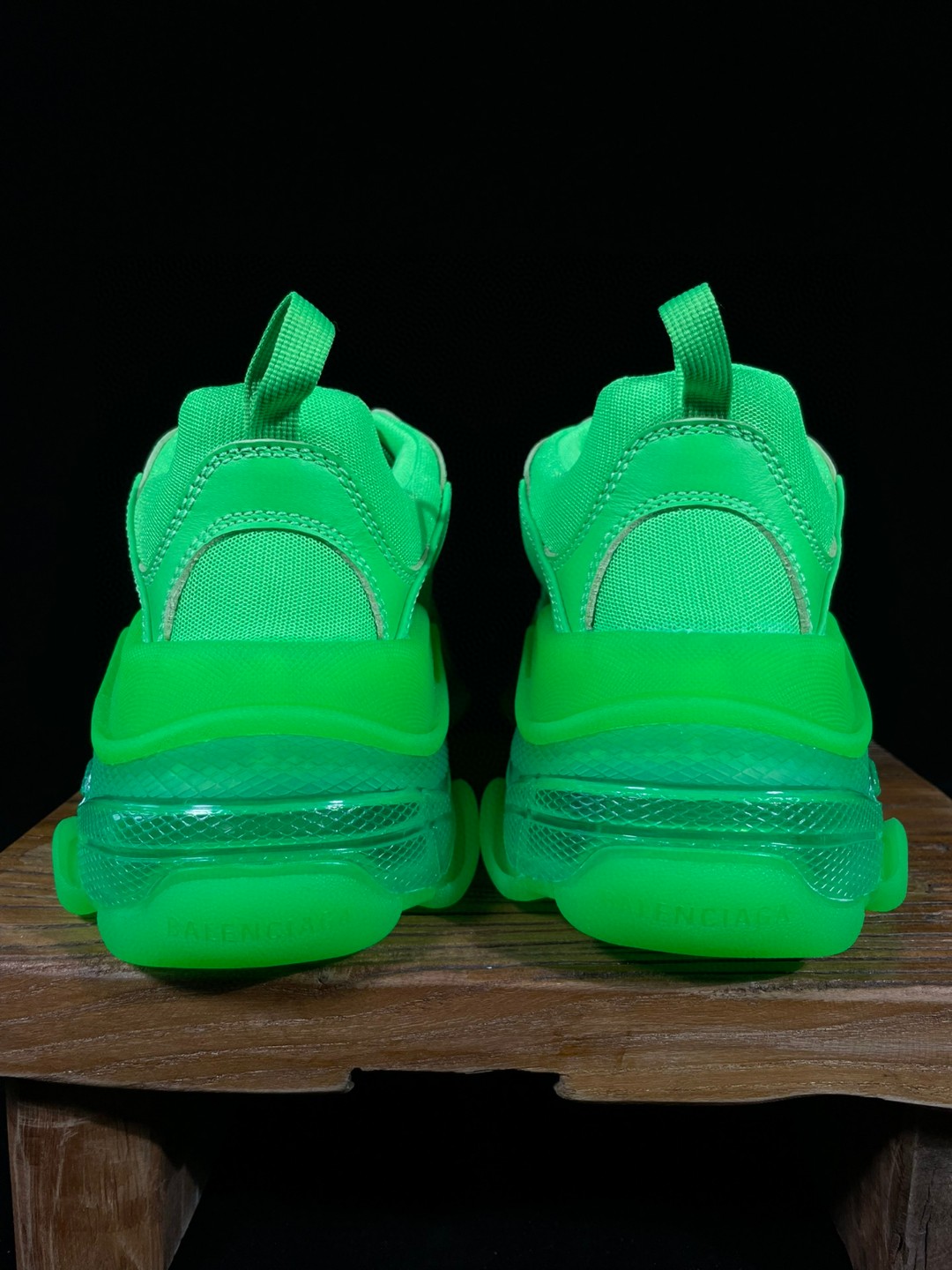 Balenciaga Triple S Clear Sole 巴黎世家 绿色 气垫 老爹鞋 运动 复古板鞋 休闲鞋 男鞋 女鞋