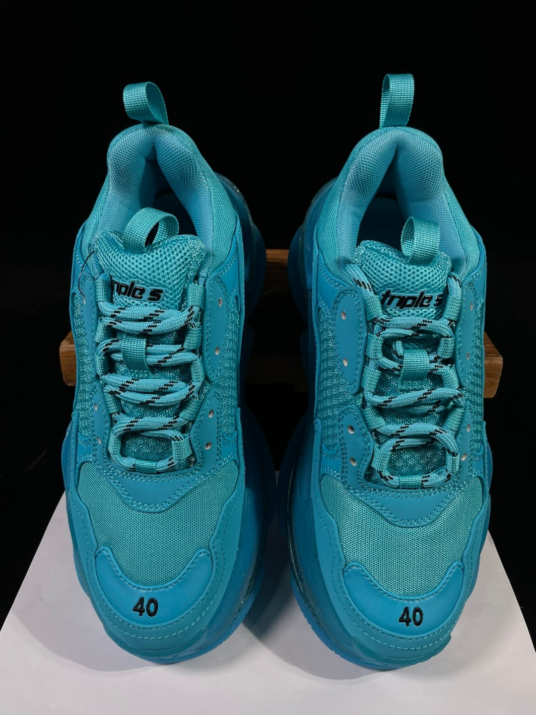 Balenciaga Triple S Clear Sole 巴黎世家 蓝色 气垫 老爹鞋 运动 复古板鞋 休闲鞋 男鞋 女鞋