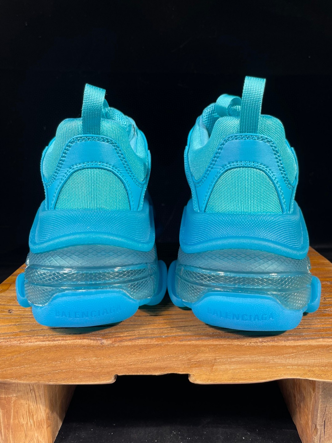 Balenciaga Triple S Clear Sole 巴黎世家 蓝色 气垫 老爹鞋 运动 复古板鞋 休闲鞋 男鞋 女鞋
