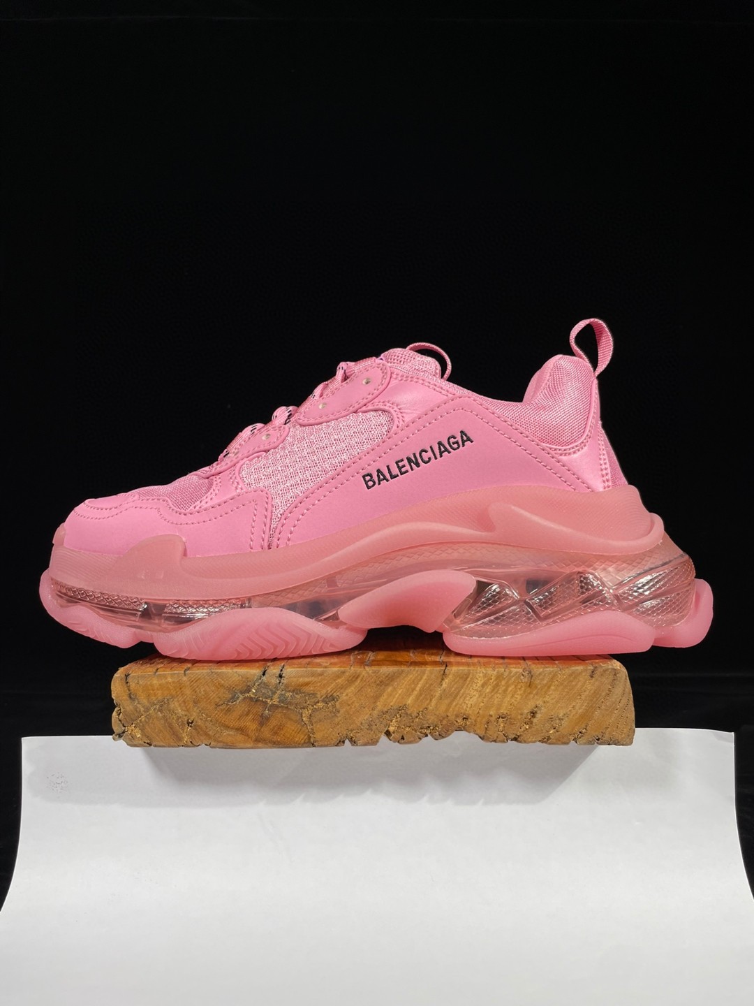 Balenciaga Triple S Clear Sole 巴黎世家 粉色 气垫 老爹鞋 运动 复古板鞋 休闲鞋 男鞋 女鞋