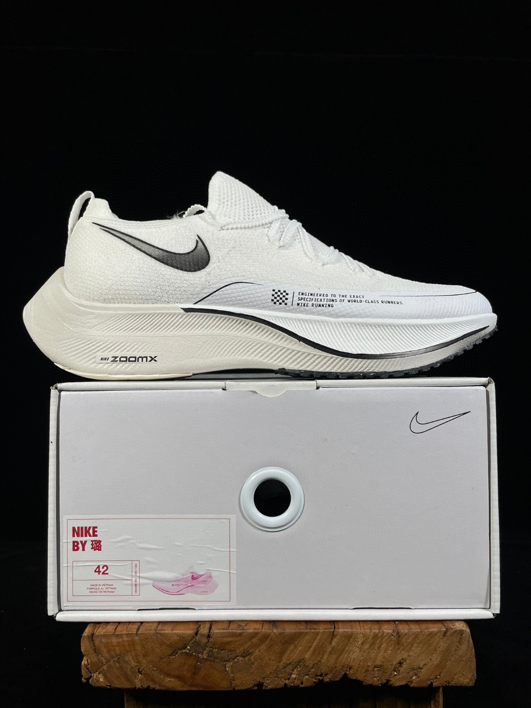 zoomX Vaporfly Next% 黑粉 低筒 减震防滑 运动鞋 跑步鞋 男鞋 女鞋