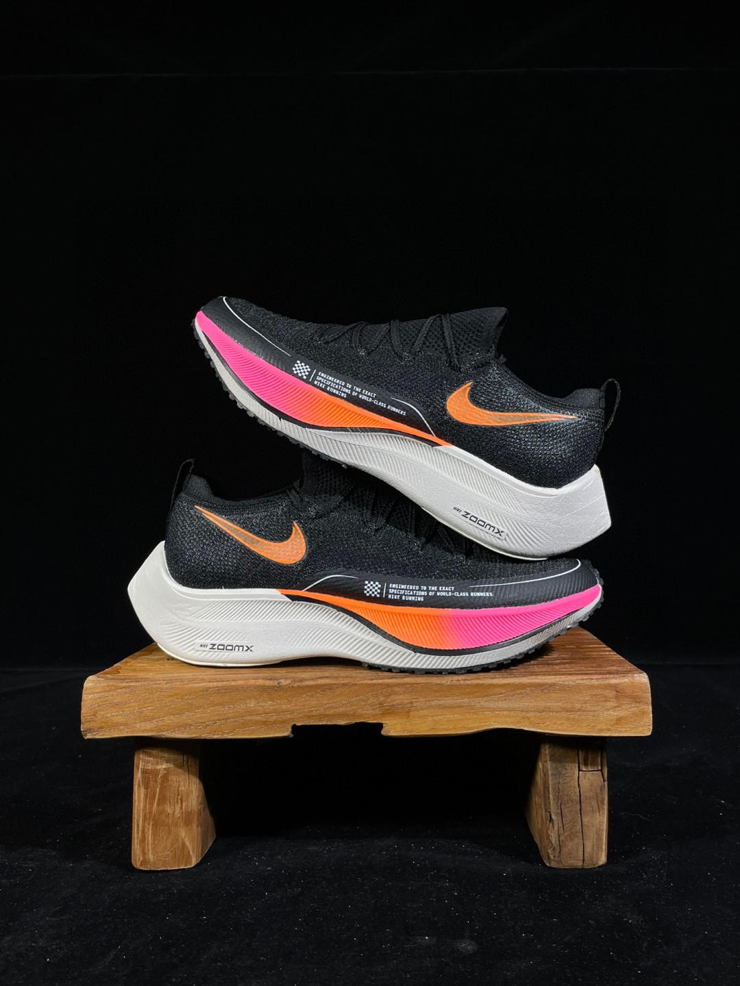 zoomX Vaporfly Next% 黑粉 低筒 减震防滑 运动鞋 跑步鞋 男鞋 女鞋