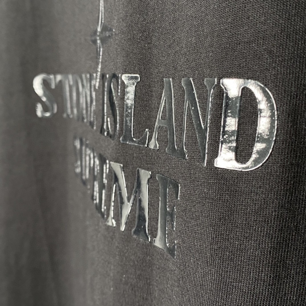 Supreme Week 13 Stone Island Warp Stripe Hooded Sweatshirtsh 联名款 扭曲条纹 