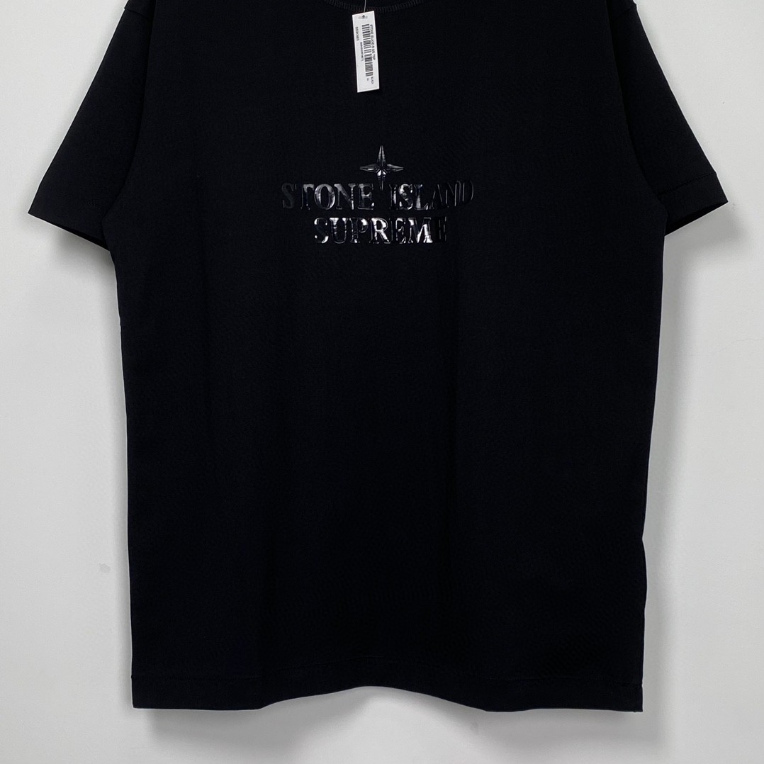 Supreme Week 13 Stone Island Warp Stripe Hooded Sweatshirtsh 联名款 扭曲条纹 