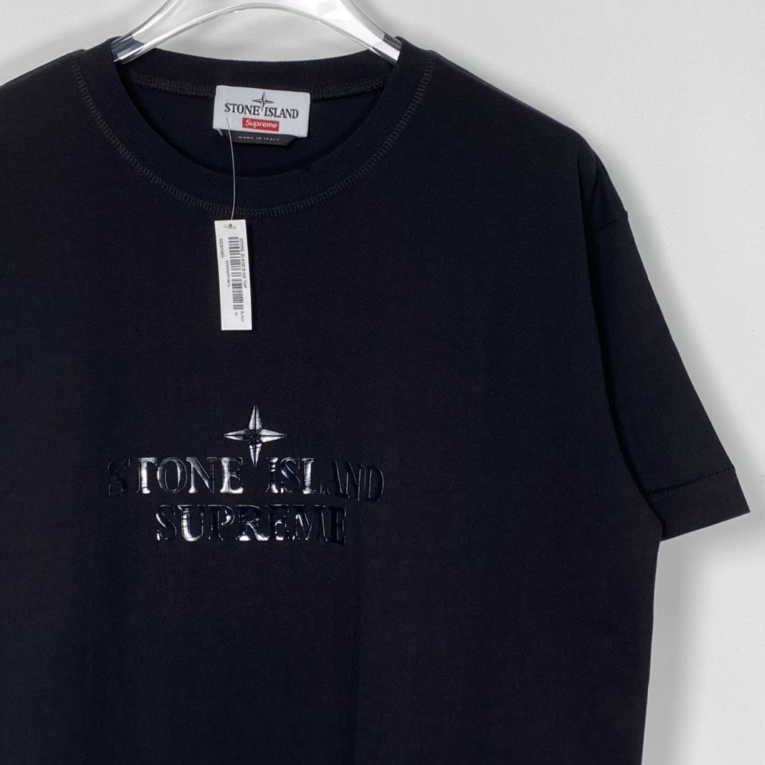 Supreme Week 13 Stone Island Warp Stripe Hooded Sweatshirtsh 联名款 扭曲条纹 