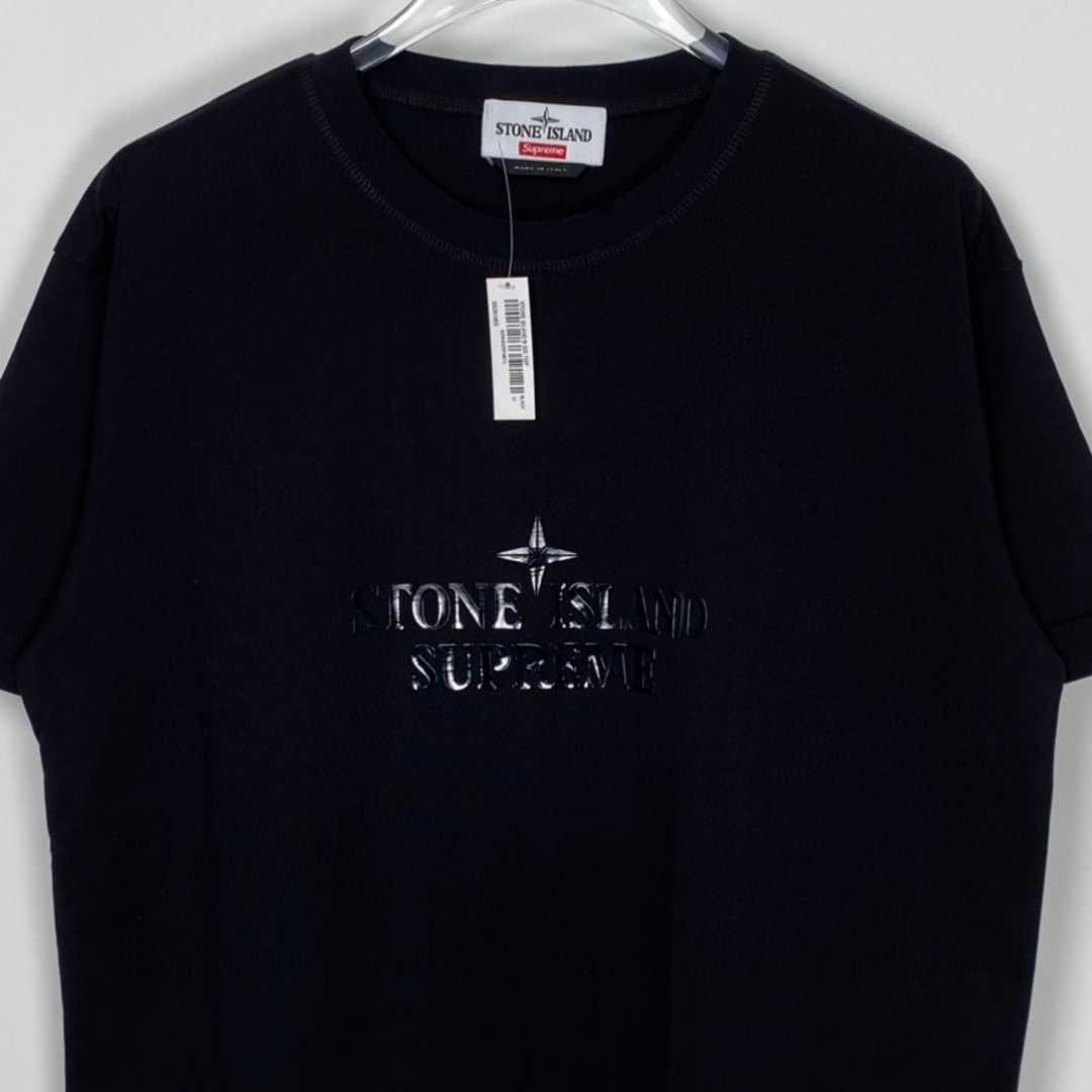 Supreme Week 13 Stone Island Warp Stripe Hooded Sweatshirtsh 联名款 扭曲条纹 