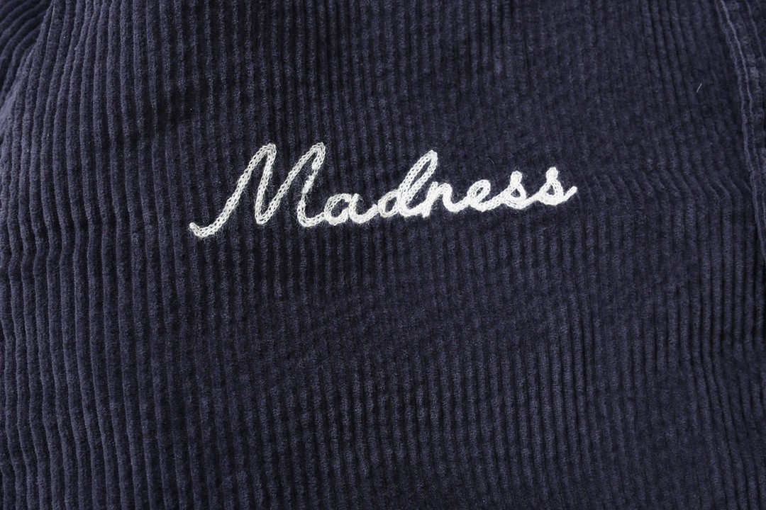 MADNESS CORDUROY BASEBALL JACKET 棒球服 深蓝色 灯芯绒 夹克 休闲 宽松 长袖 外套 秋冬 男女款