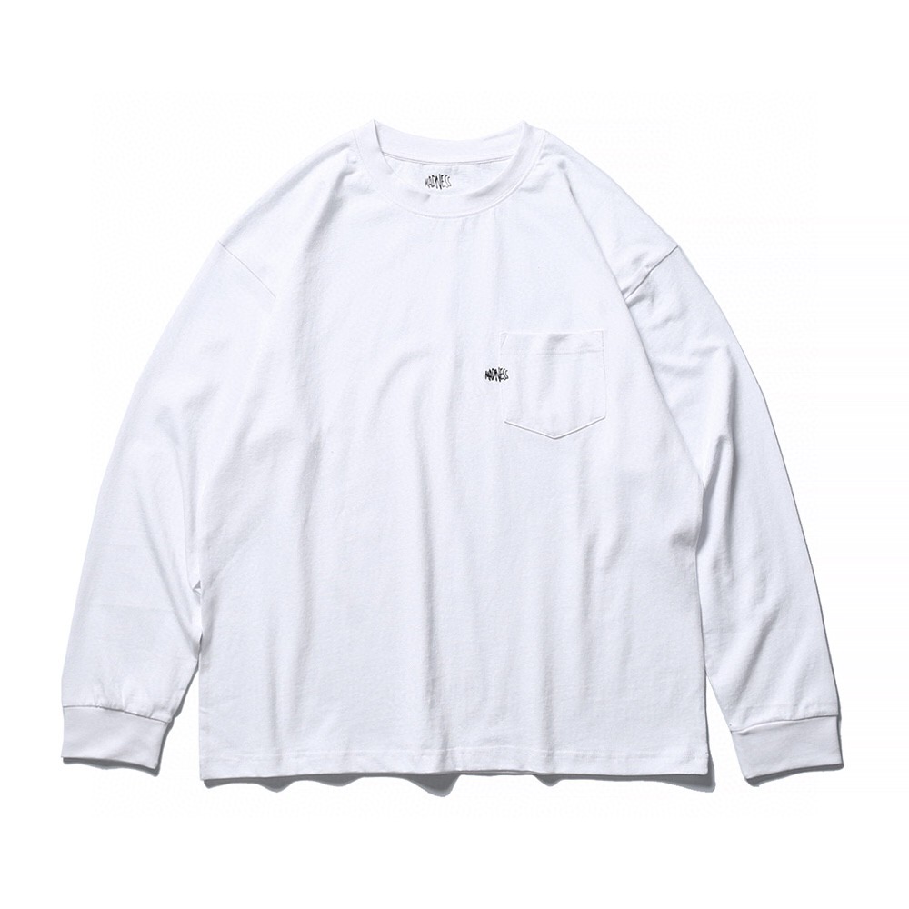 MADNESS TEE 圆领 T恤 蓝色 灰色 黑色 白色 长袖 秋冬款 男女同款