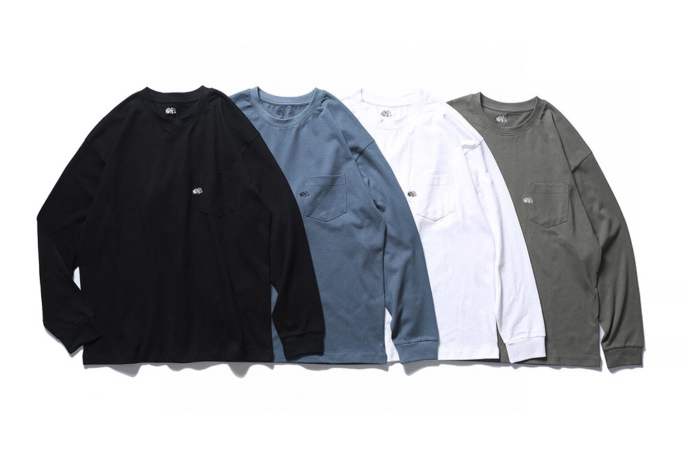 MADNESS TEE 圆领 T恤 蓝色 灰色 黑色 白色 长袖 秋冬款 男女同款