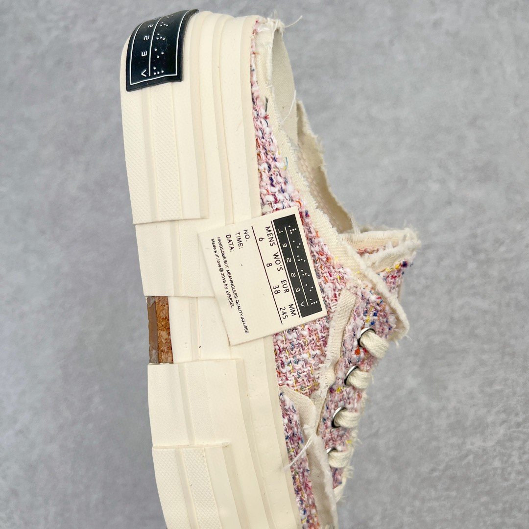 xVESSEL G.O.P. Slip on Pink Tweed 吴建豪 小香风 粉色 低筒 半拖 板鞋 休闲鞋 男鞋 女鞋 F21X35P