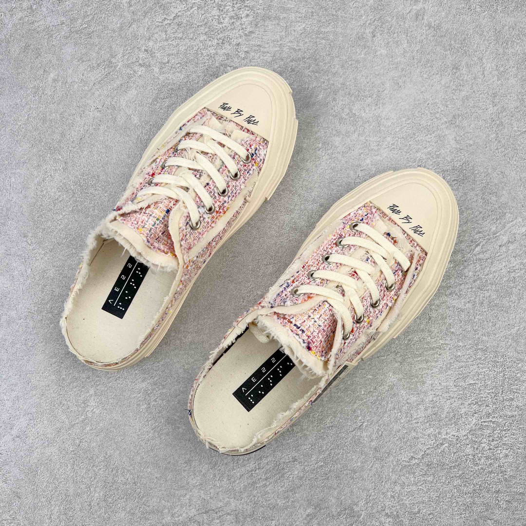 xVESSEL G.O.P. Slip on Pink Tweed 吴建豪 小香风 粉色 低筒 半拖 板鞋 休闲鞋 男鞋 女鞋 F21X35P