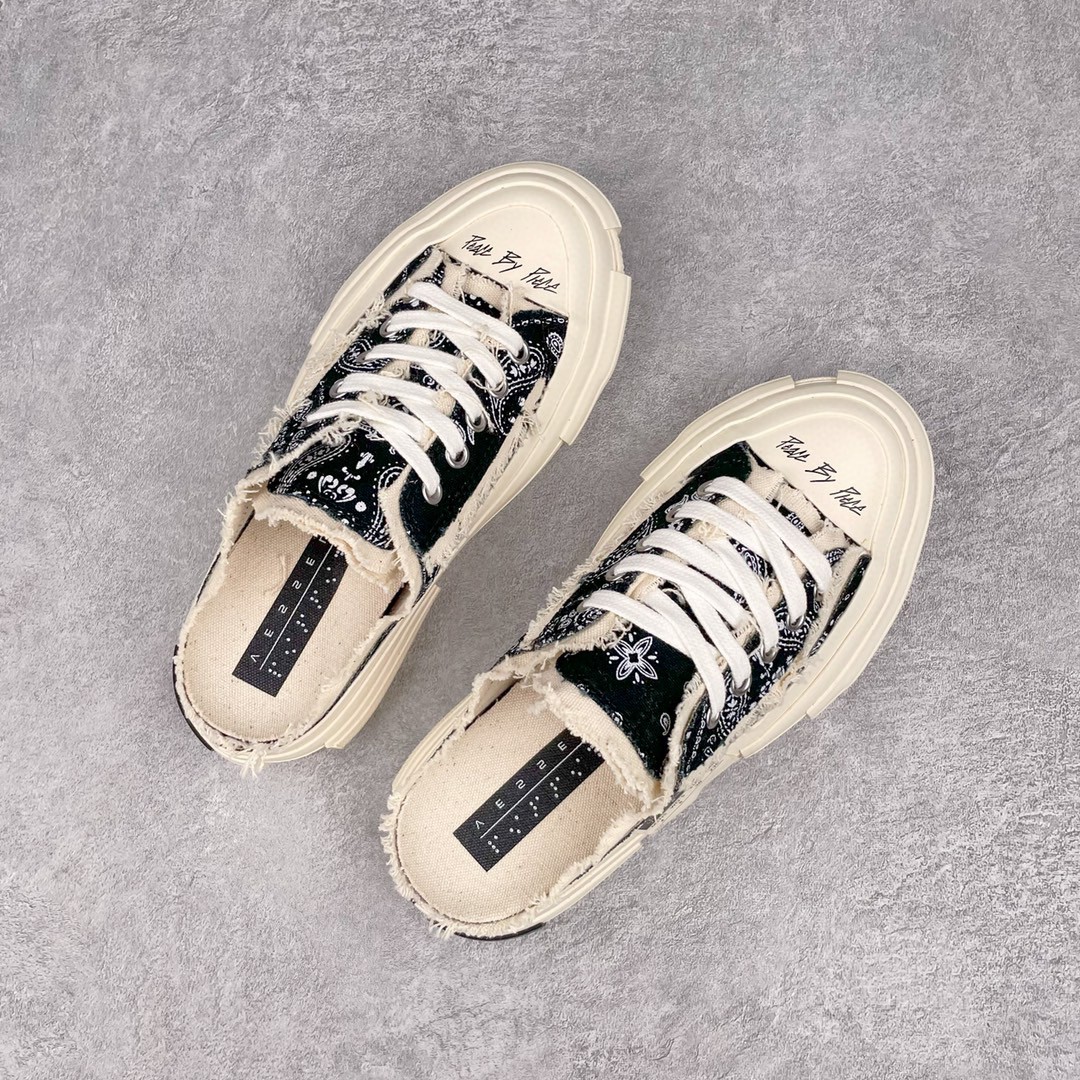 xVESSEL G.O.P. Slip on Paisley 吴建豪 腰果花 黑白 夜光 低筒 半拖 板鞋 休闲鞋 男鞋 女鞋 情侣鞋 S20X009YGH