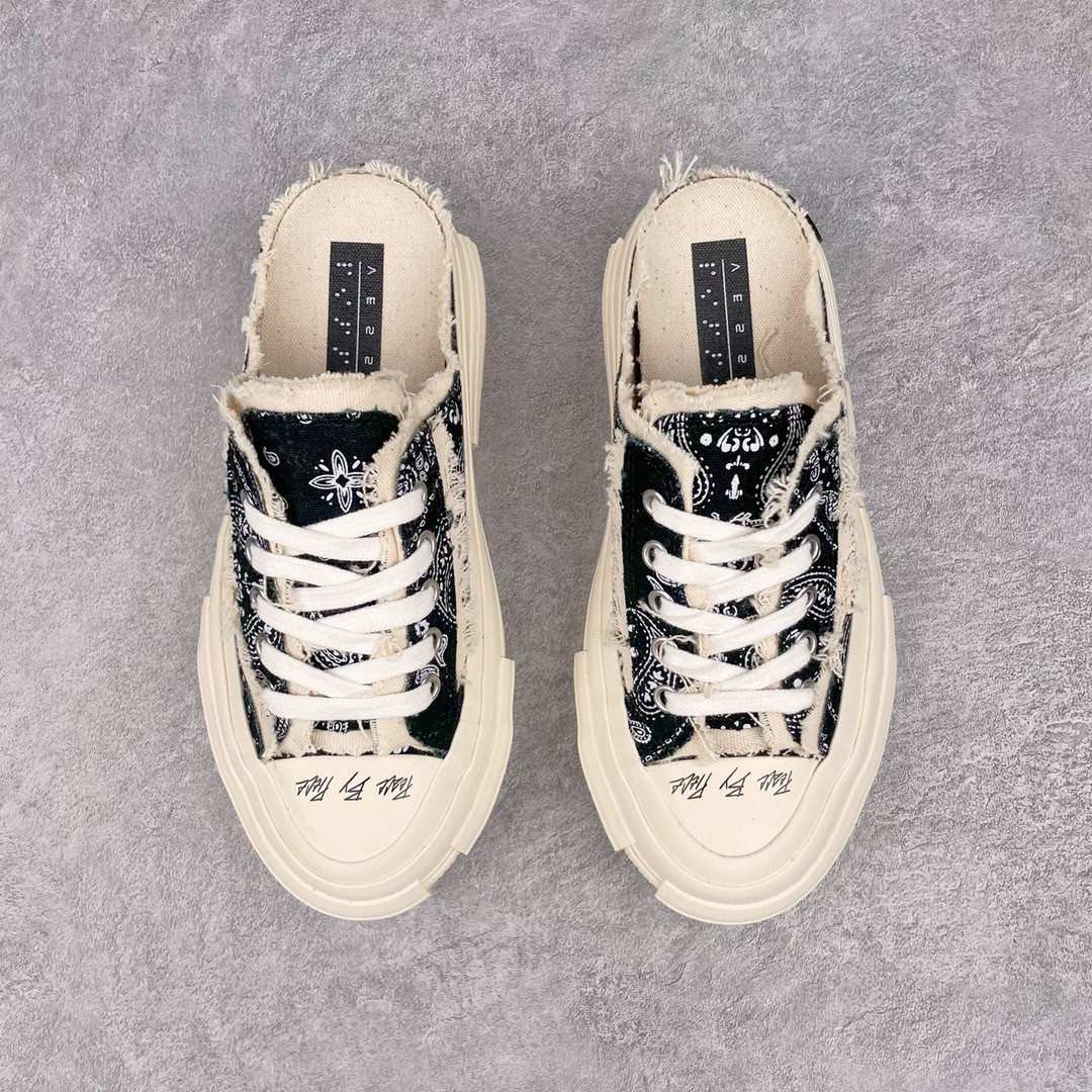 xVESSEL G.O.P. Slip on Paisley 吴建豪 腰果花 黑白 夜光 低筒 半拖 板鞋 休闲鞋 男鞋 女鞋 情侣鞋 S20X009YGH