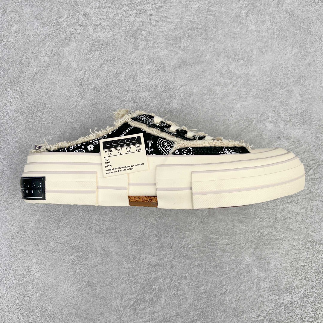 xVESSEL G.O.P. Slip on Paisley 吴建豪 腰果花 黑白 夜光 低筒 半拖 板鞋 休闲鞋 男鞋 女鞋 情侣鞋 S20X009YGH