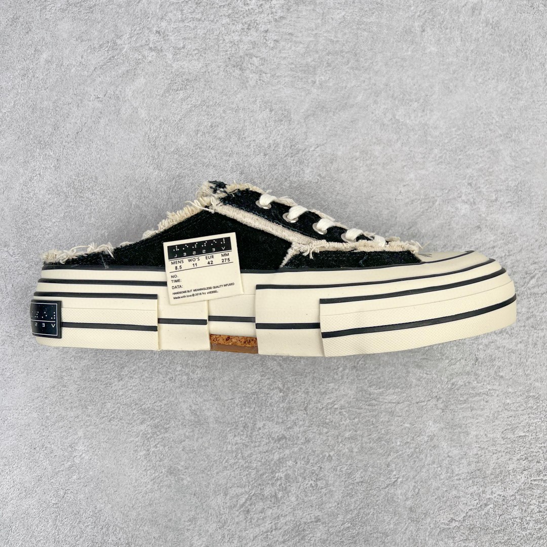 xVESSEL G.O.P. Slip on 吴建豪 黑白 夜光 低筒 半拖 板鞋 休闲鞋 男鞋 女鞋 情侣鞋 S19X003B