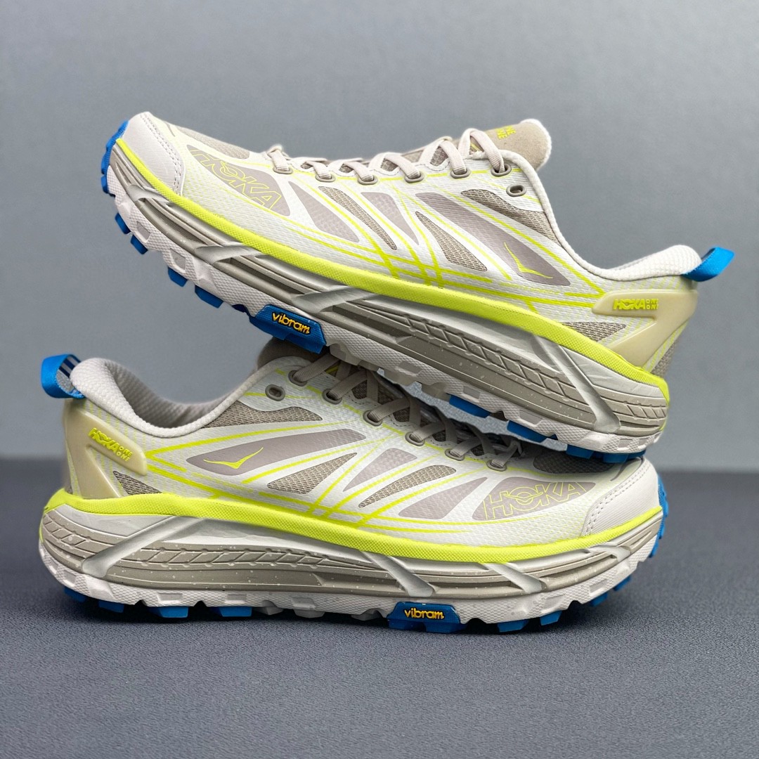 HOKA ONE ONE Mafate Speed 2 黄色 低筒 跑步鞋 运动鞋 户外鞋 男鞋 1126851-EOTN