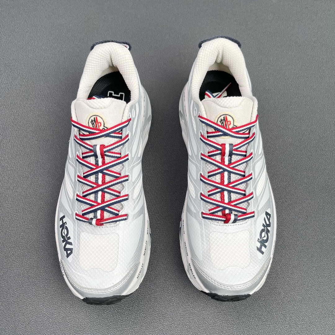 Moncler x HOKA ONE ONE Mafate Speed 2 联名款 雾霾灰 低筒 跑步鞋 运动鞋 户外鞋 男鞋 1129992-NCHMS