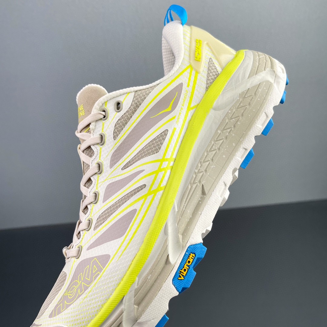HOKA ONE ONE Mafate Speed 2 黄色 低筒 跑步鞋 运动鞋 户外鞋 男鞋 1126851-EOTN