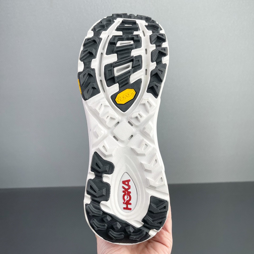 Moncler x HOKA ONE ONE Mafate Speed 2 联名款 雾霾灰 低筒 跑步鞋 运动鞋 户外鞋 男鞋 1129992-NCHMS