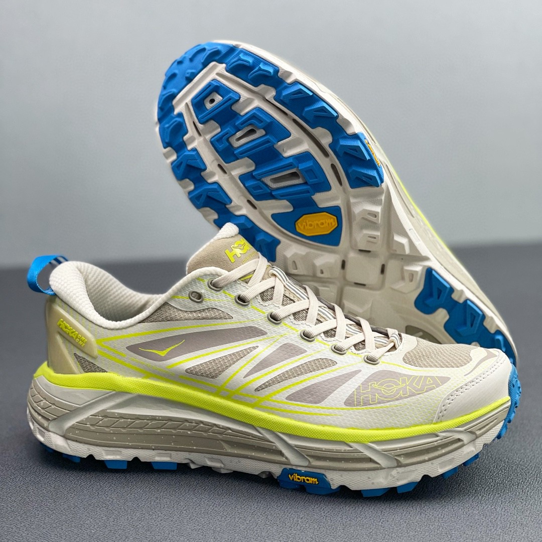 HOKA ONE ONE Mafate Speed 2 黄色 低筒 跑步鞋 运动鞋 户外鞋 男鞋 1126851-EOTN