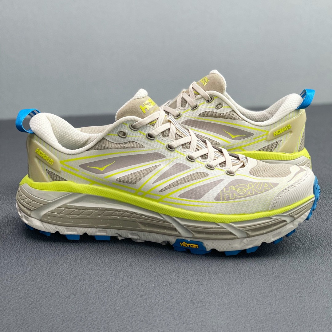 HOKA ONE ONE Mafate Speed 2 黄色 低筒 跑步鞋 运动鞋 户外鞋 男鞋 1126851-EOTN