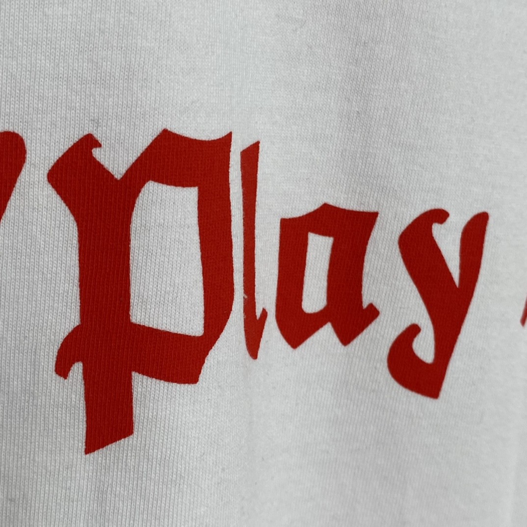 Supreme FW22 Week 14 Play Dead Tee 字母印花 白色 圆领 短袖 T 恤 夏款  男女同款 SUP-FW22-784