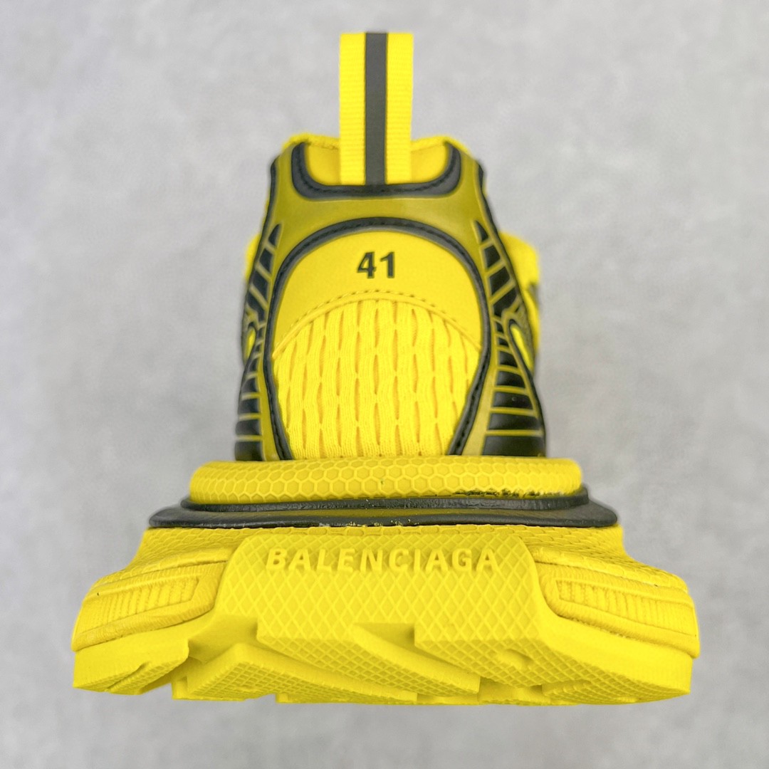 Balenciaga 巴黎世家 3XL 网布 系带 做旧 黄黑色 低筒 老爹鞋 运动 复古板鞋 休闲鞋 男鞋 女鞋 734734W3XL27010