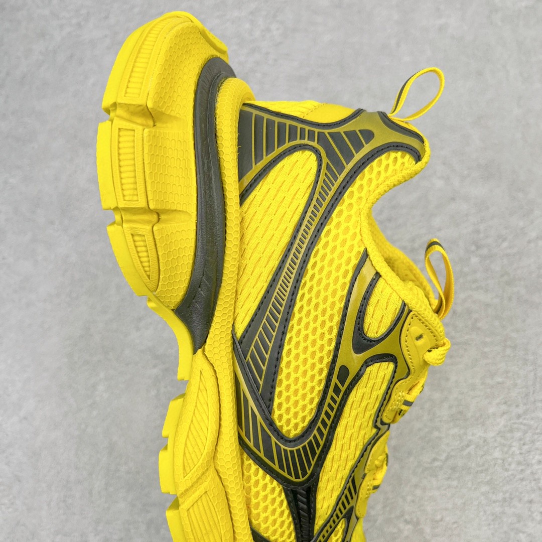 Balenciaga 巴黎世家 3XL 网布 系带 做旧 黄黑色 低筒 老爹鞋 运动 复古板鞋 休闲鞋 男鞋 女鞋 734734W3XL27010