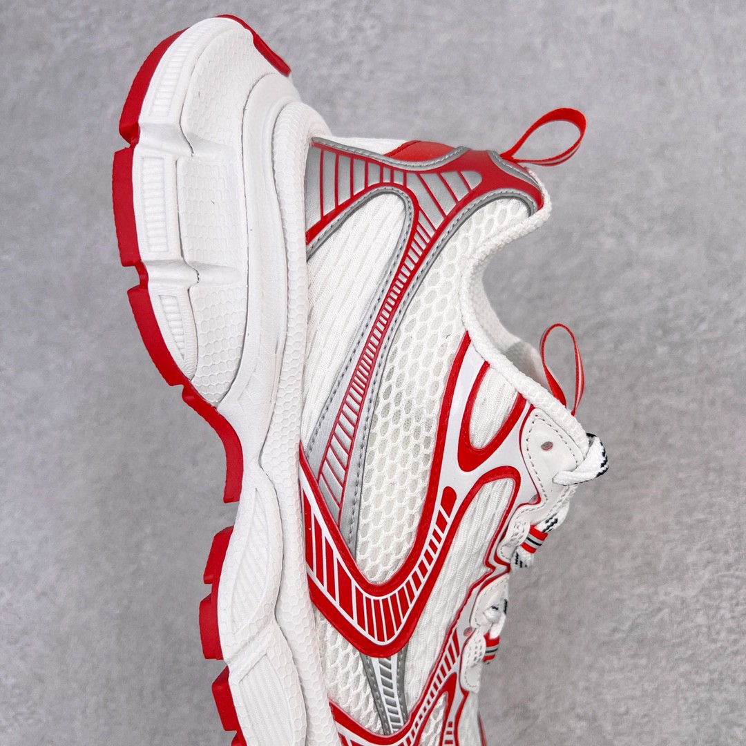 Balenciaga 巴黎世家 3XL 网布 系带 做旧 白红 低筒 老爹鞋 运动 复古板鞋 休闲鞋 男鞋 女鞋 734734W3XL29060