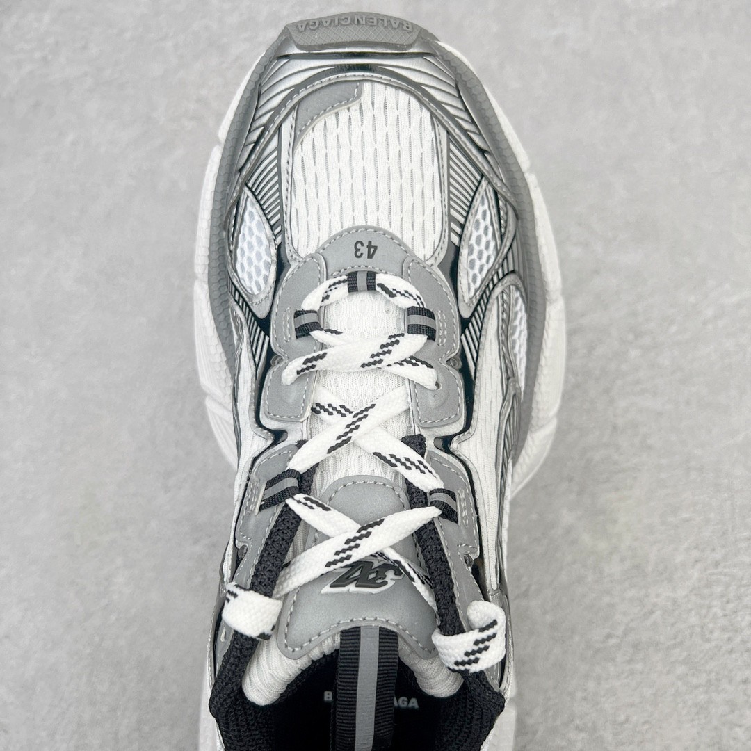 Balenciaga 巴黎世家 3XL 网布 系带 做旧 银灰白 低筒 老爹鞋 运动 复古板鞋 休闲鞋 男鞋 女鞋 