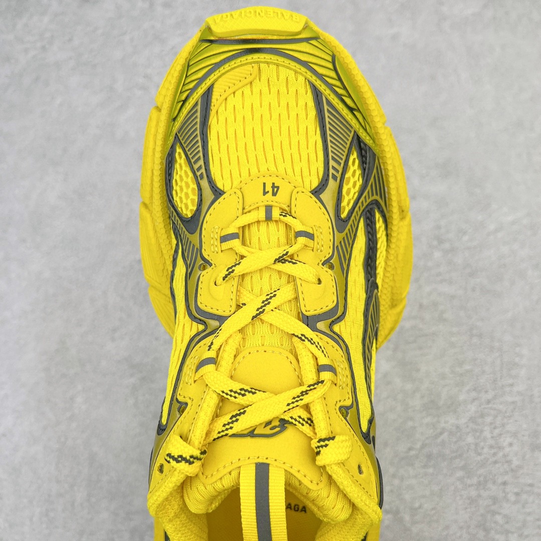 Balenciaga 巴黎世家 3XL 网布 系带 做旧 黄黑色 低筒 老爹鞋 运动 复古板鞋 休闲鞋 男鞋 女鞋 734734W3XL27010