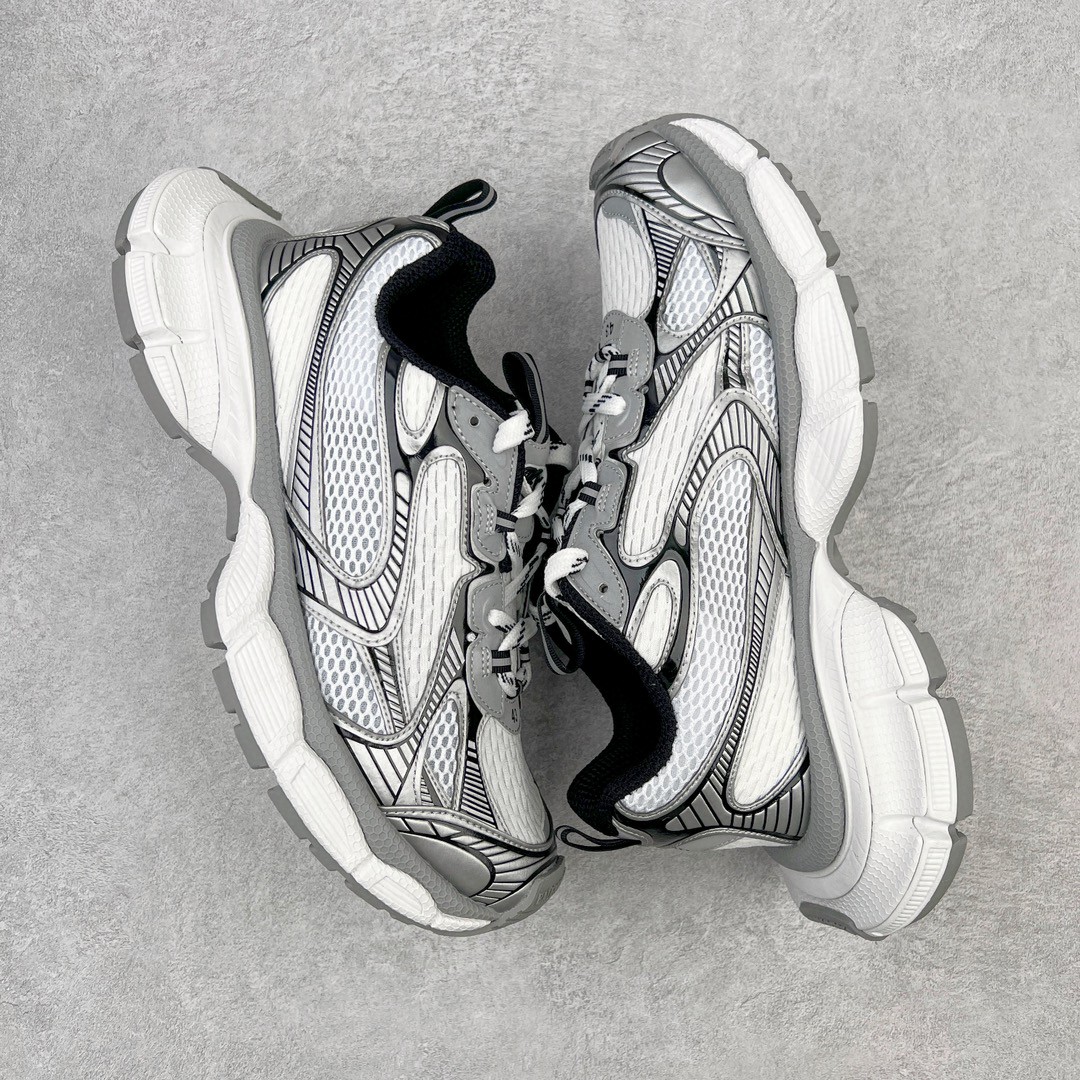 Balenciaga 巴黎世家 3XL 网布 系带 做旧 银灰白 低筒 老爹鞋 运动 复古板鞋 休闲鞋 男鞋 女鞋 
