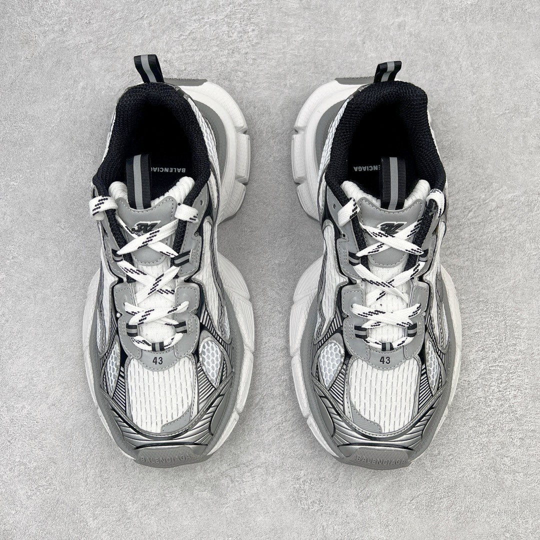 Balenciaga 巴黎世家 3XL 网布 系带 做旧 银灰白 低筒 老爹鞋 运动 复古板鞋 休闲鞋 男鞋 女鞋 