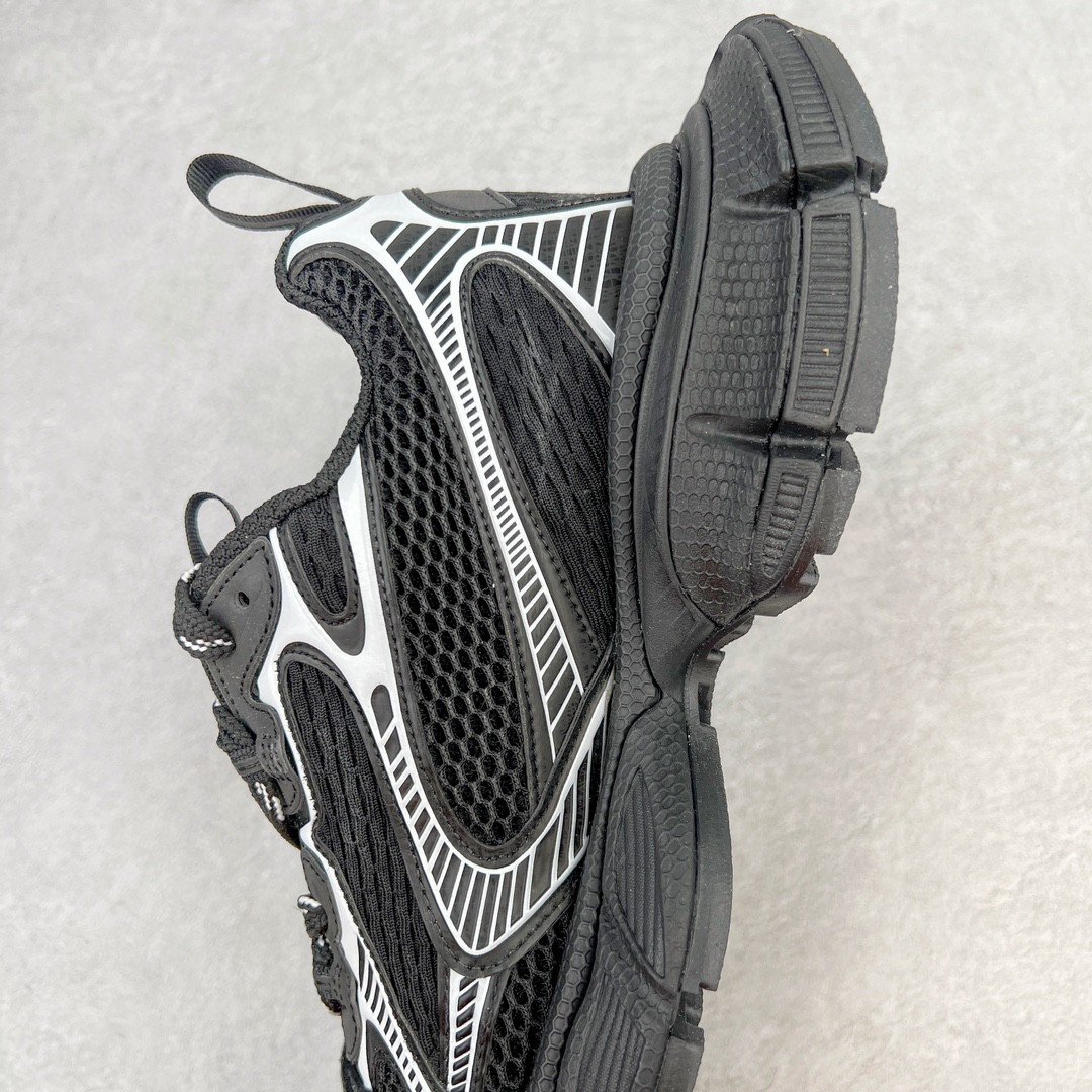 Balenciaga 巴黎世家 3XL 网布 系带 做旧 黑银 低筒 老爹鞋 运动 复古板鞋 休闲鞋 男鞋 女鞋 734734W3XL11090