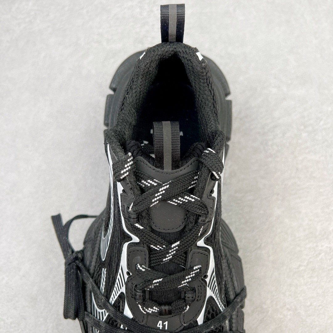 Balenciaga 巴黎世家 3XL 网布 系带 做旧 黑银 低筒 老爹鞋 运动 复古板鞋 休闲鞋 男鞋 女鞋 734734W3XL11090