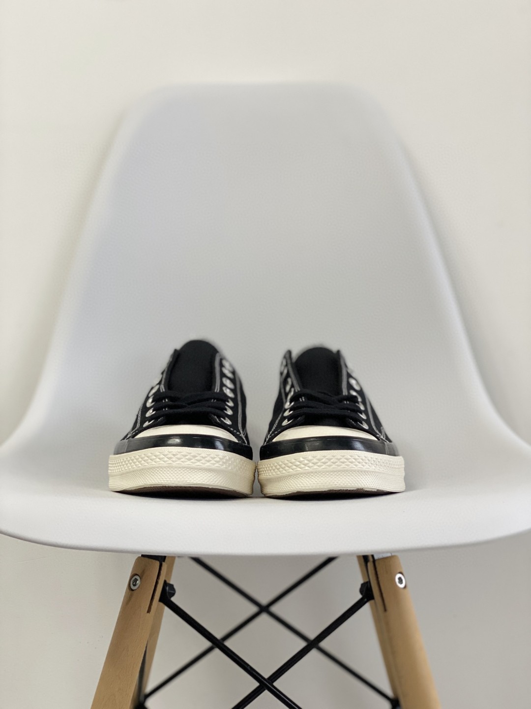 Fragment Design x Moncler x Converse Chuck Taylor All Star 1970s 藤原浩三方联名 黑色 低筒 帆布鞋 板鞋 休闲鞋  男鞋 女鞋 172320C